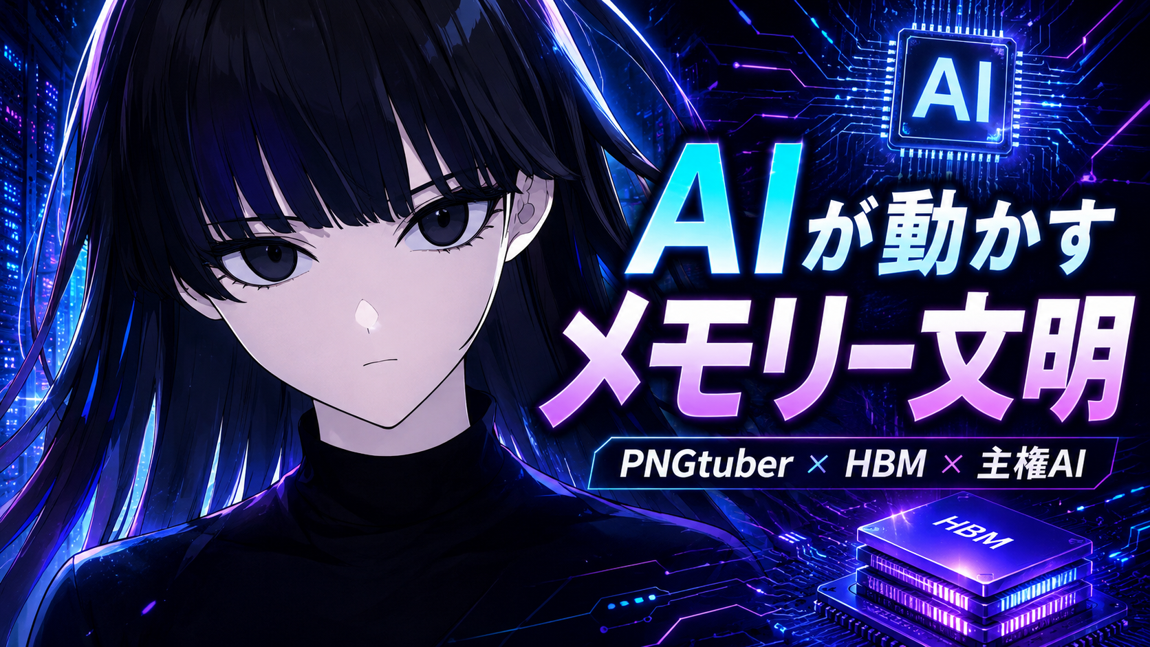 一枚絵が配信者になるまで――PNGtuber、計算文明、AI人格、失われた時代のサムネイル